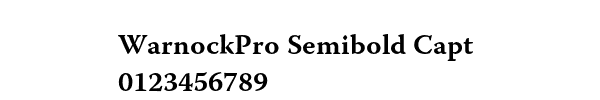 Fuente WarnockPro Semibold Capt.ttf