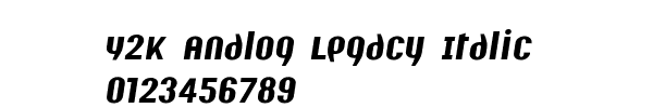 Fuente Y2K Analog Legacy Italic.ttf