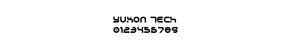 Fuente Yukon Tech.ttf