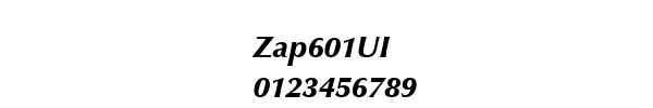 Fuente Zap601UI.ttf