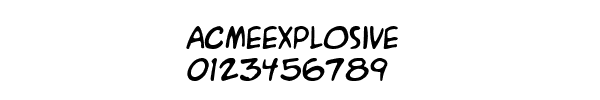 Fuente acmeexplosive.ttf