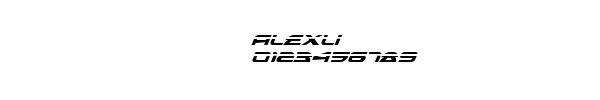 Fuente alexli.ttf