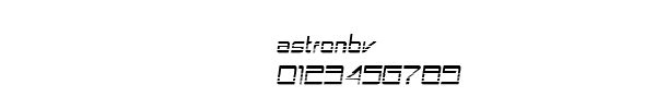 Fuente astronbv.ttf