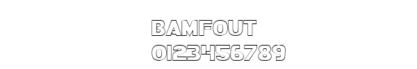 Fuente bamfout.ttf