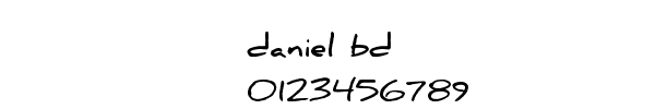 Fuente daniel bd.ttf