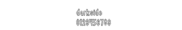 Fuente darkside.ttf