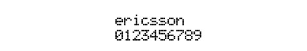 Fuente ericsson.TTF