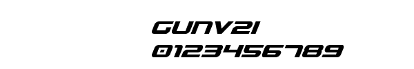 Fuente gunv2i.ttf