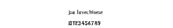 Fuente jsa lovechinese.ttf