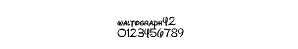 Fuente waltograph42.ttf