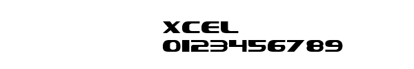 Fuente xcel.ttf