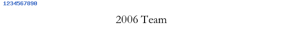 Fuente 2006 Team.ttf