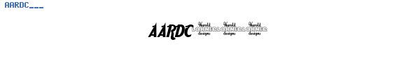 Fuente AARDC___.TTF