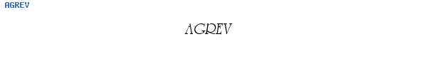 Fuente AGREV.TTF