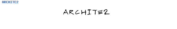 Fuente ARCHITE2.TTF