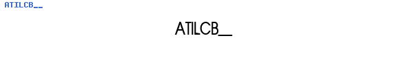 Fuente ATILCB__.TTF