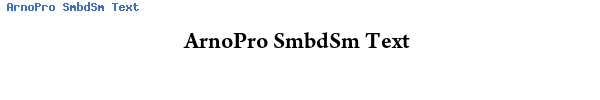 Fuente ArnoPro SmbdSm Text.ttf