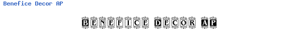 Fuente Benefice Decor AP.ttf