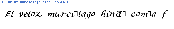 Fuente CALLIGR2.TTF