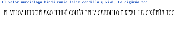 Fuente ECCENTRI.TTF