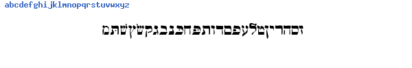 Fuente Hebrew-WSI Regular.ttf