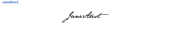 Fuente JaneAust.ttf