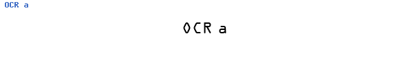 Fuente OCR a.ttf
