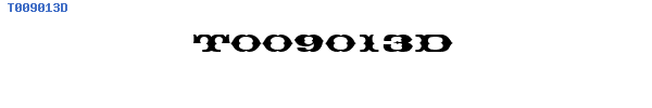 Fuente T009013D.TTF