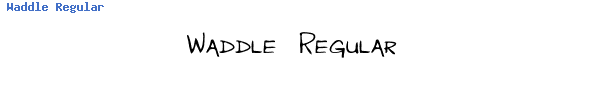 Fuente Waddle Regular.ttf