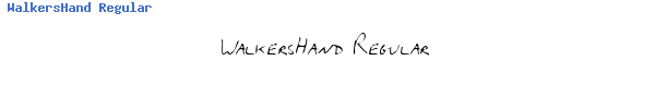 Fuente WalkersHand Regular.TTF
