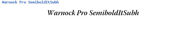 Fuente Warnock Pro SemiboldItSubh.ttf