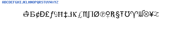 Fuente X cryption.ttf