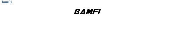 Fuente bamfi.ttf
