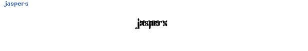 Fuente jaspers.ttf