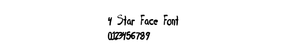 Fuente 4 Star Face Font.ttf