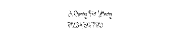 Fuente A Charming Font Leftleaning.TTF