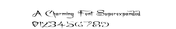 Fuente A Charming Font Superexpanded.TTF