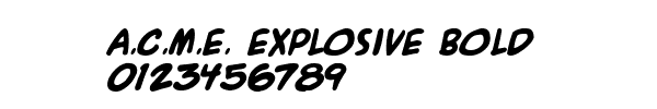 Fuente A.C.M.E. Explosive Bold.ttf