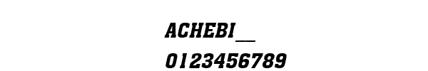 Fuente ACHEBI__.TTF