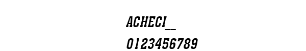 Fuente ACHECI__.TTF