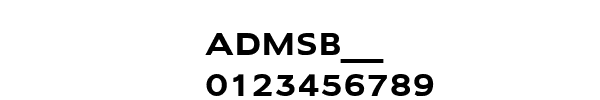 Fuente ADMSB___.TTF