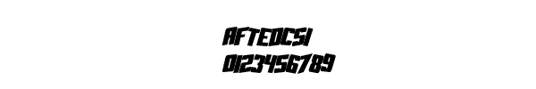 Fuente AFTEDCSI.TTF