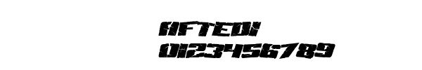 Fuente AFTEDI.TTF