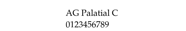 Fuente AG Palatial C.ttf
