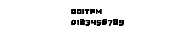 Fuente AGITPM.TTF