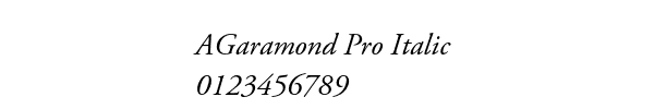 Fuente AGaramond Pro Italic.ttf