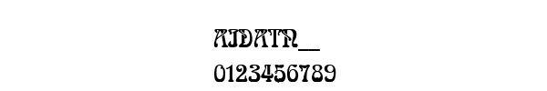 Fuente AIDATN__.TTF