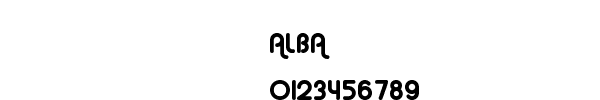 Fuente ALBA.TTF