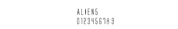 Fuente ALIEN5.TTF