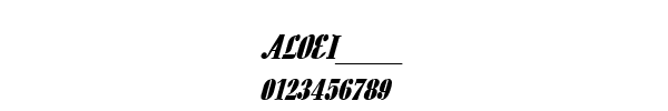 Fuente ALOEI___.TTF